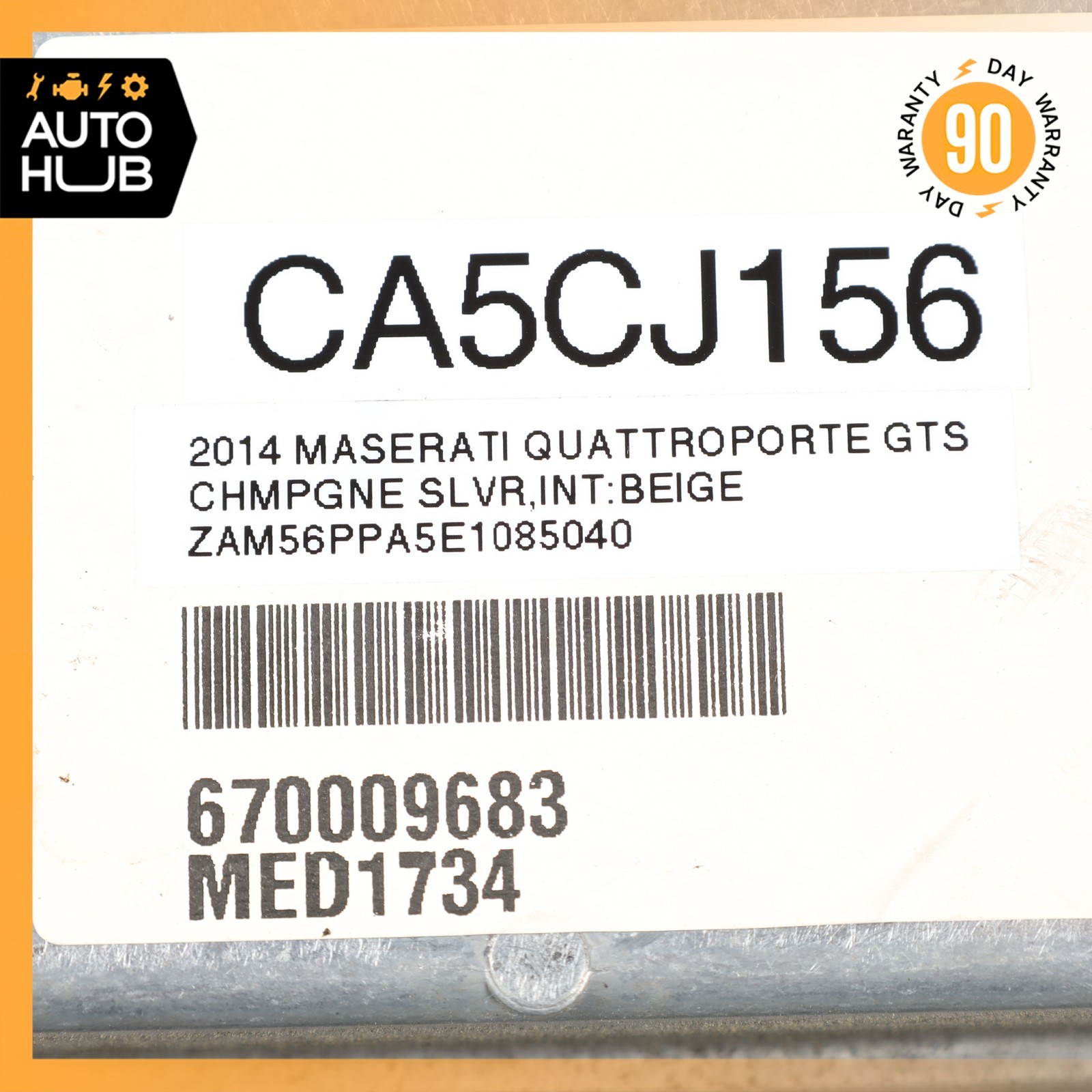 14-17 Maserati Quattroporte M156 Ghibli M157 Ignition Control Module ECU OEM 56k