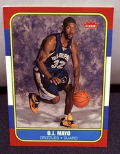2008-09 Fleer - 1986-87 Retro Rookies O.J. Mayo #86R-165 (RC) Memphis Grizzlies