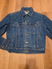 Lee Riders Denim Jacket Men's Size 38 PATD-153438 Made in USA Vintage