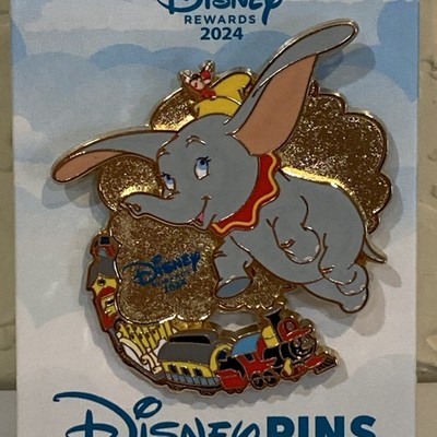 2024 Disney Chase Visa Rewards Dumbo Timothy Mouse Casey Jr Train Pin LR