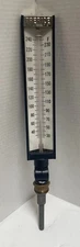 TRERICE BOILER THERMOMETER 30° - 240° 1" NPT ~  3 3/4" PROBE LENGTH ~ 17" OAL