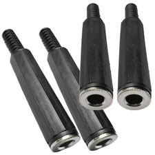 1/4 Inch TS Female Jack Cable Connector- 6.35mm Mono Jack for Guitar  Microphon