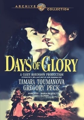 Days Of Glory (DVD) Alan Reed Lowell Gilmore Maria Palmer Gregory Peck