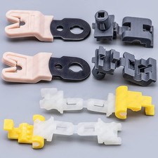 2 Sets Front Driver Side Door Lock Rod Clip Set 75473 Door Component Compa