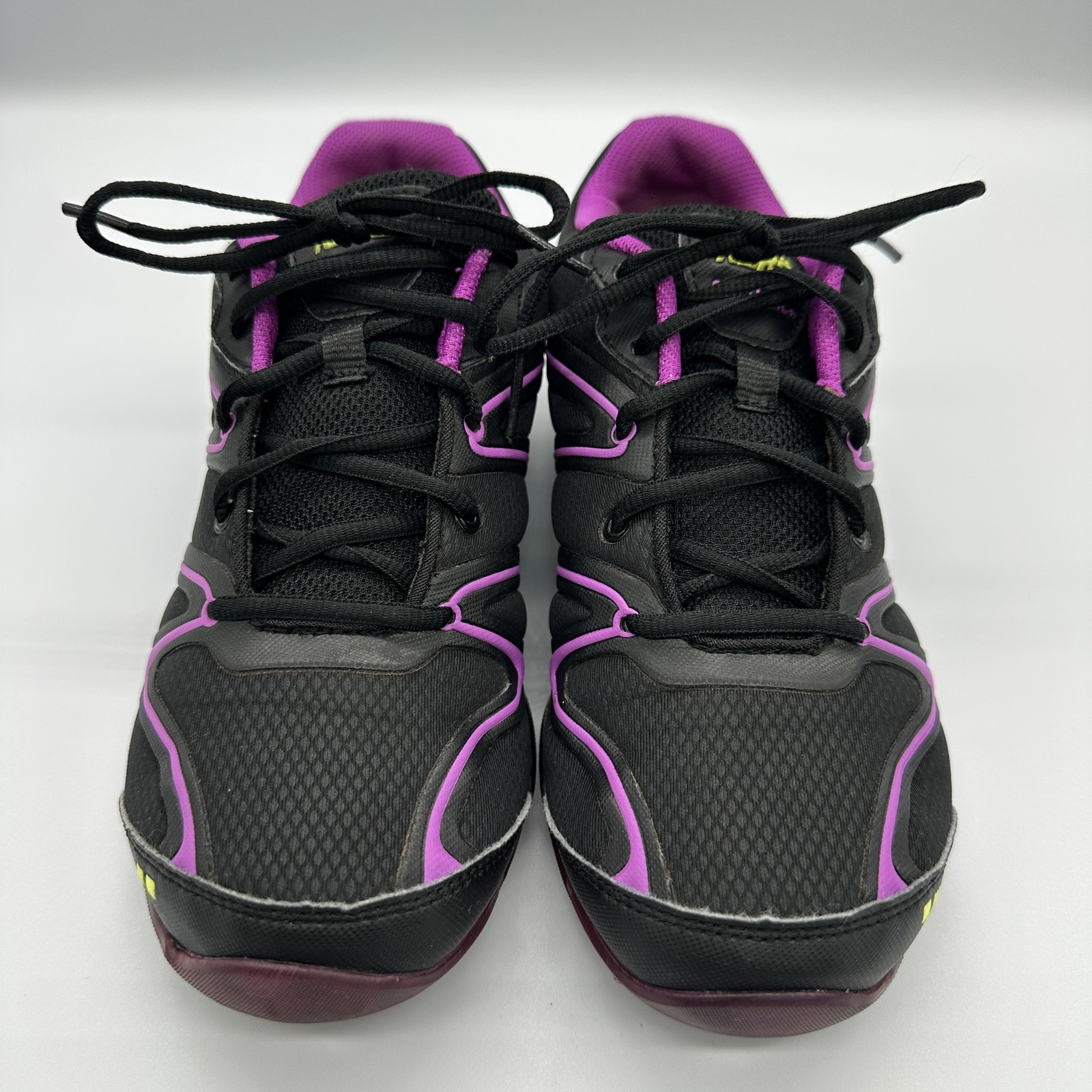 Ryka Rhythmic Zapatos Bajos Mujer Talla 7 Negro Púrpura Tenis de Baile K1847WBUK