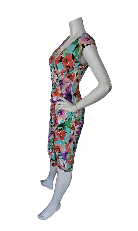 VESTIDO FEMININO AMERICAN LIVING ENVOLTÓRIO FLORAL TAMANHO 4 - Imagem 2 de 4