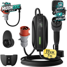 Mobile Wallbox Ladestation 11kW 3-phasig 7m mit CEE 16A auf Typ 2 für