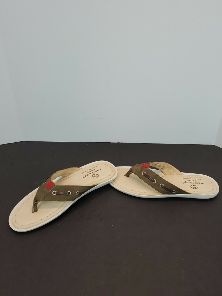 MARC JOSEPH ROCKAWAY BEACH BORDO NAPA FLIP FLOPS NWT SZ 11 Marc Joseph | Shoes | Marc Joseph Rockaway Beach Bordo Napa  main image 4