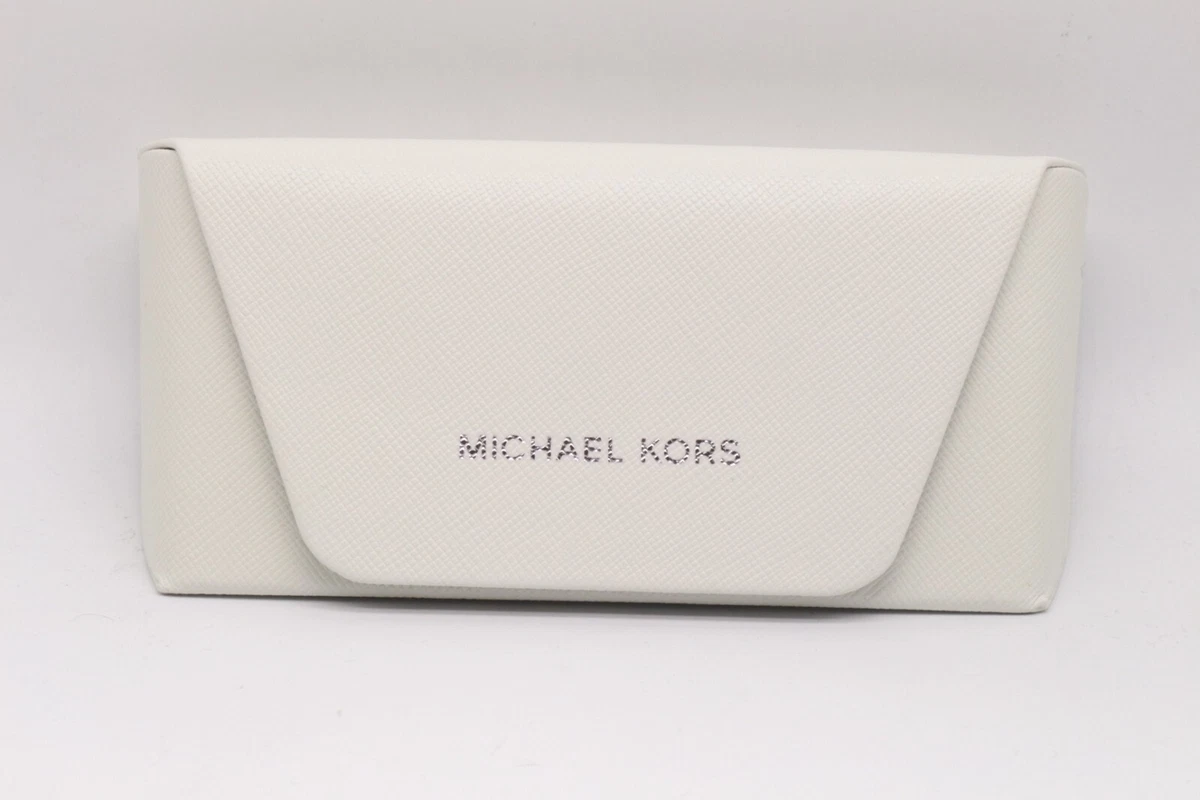 MICHAEL KORS AUTHENTIC EYEGLASSES SUNGLASSES LARGE WHITE FAUX FLIP