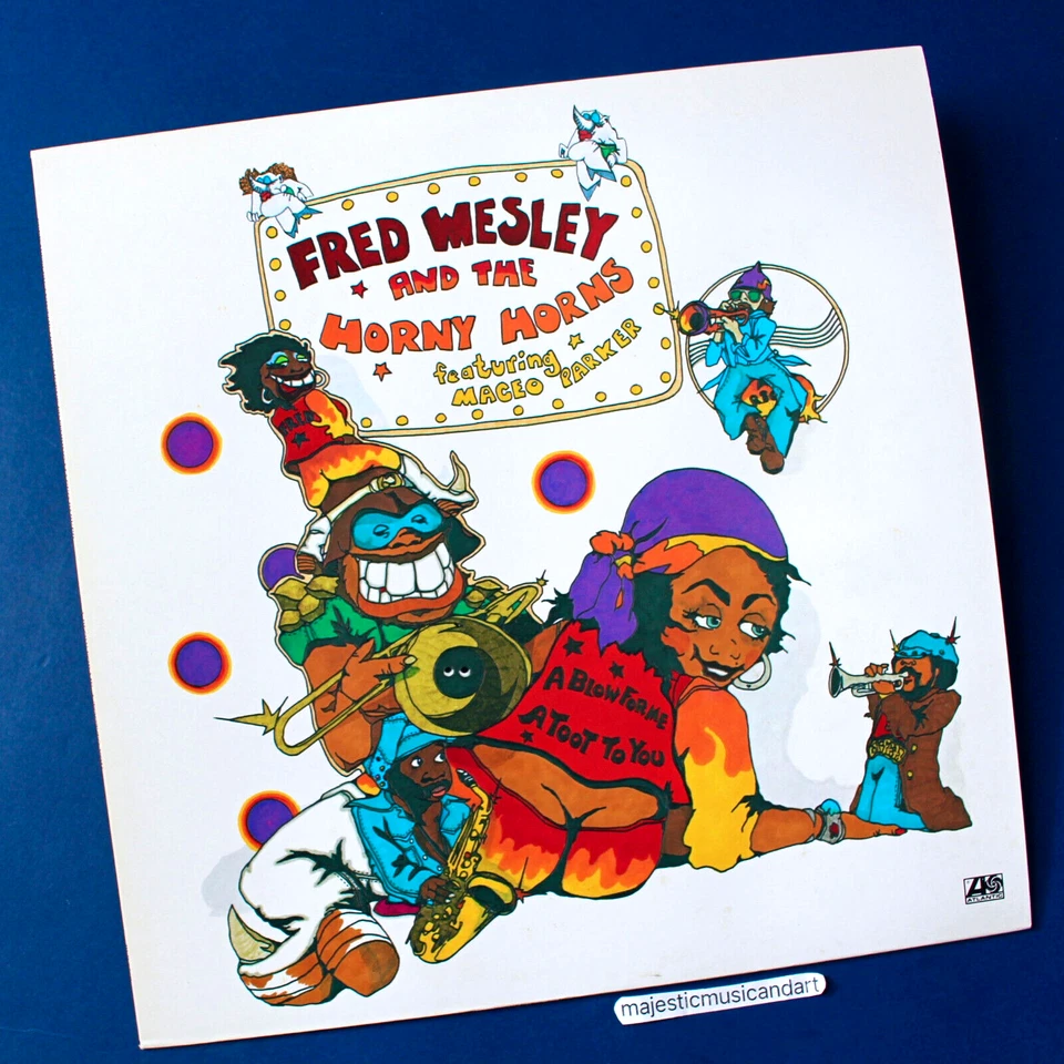 RARE FRED WESLEY MACEO PARKER GEORGE CLINTON VINYL LP PARLIAMENT FUNKADELIC - Image 2 of 4