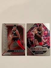 2021 PANINI PRIZM A'JA WILSON MOJO FIREWORKS INSERT 9