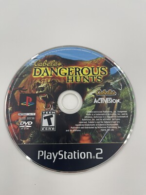 Cabela's Dangerous Hunts (Sony PlayStation 2, 2003) PS2 Activision Disk Only