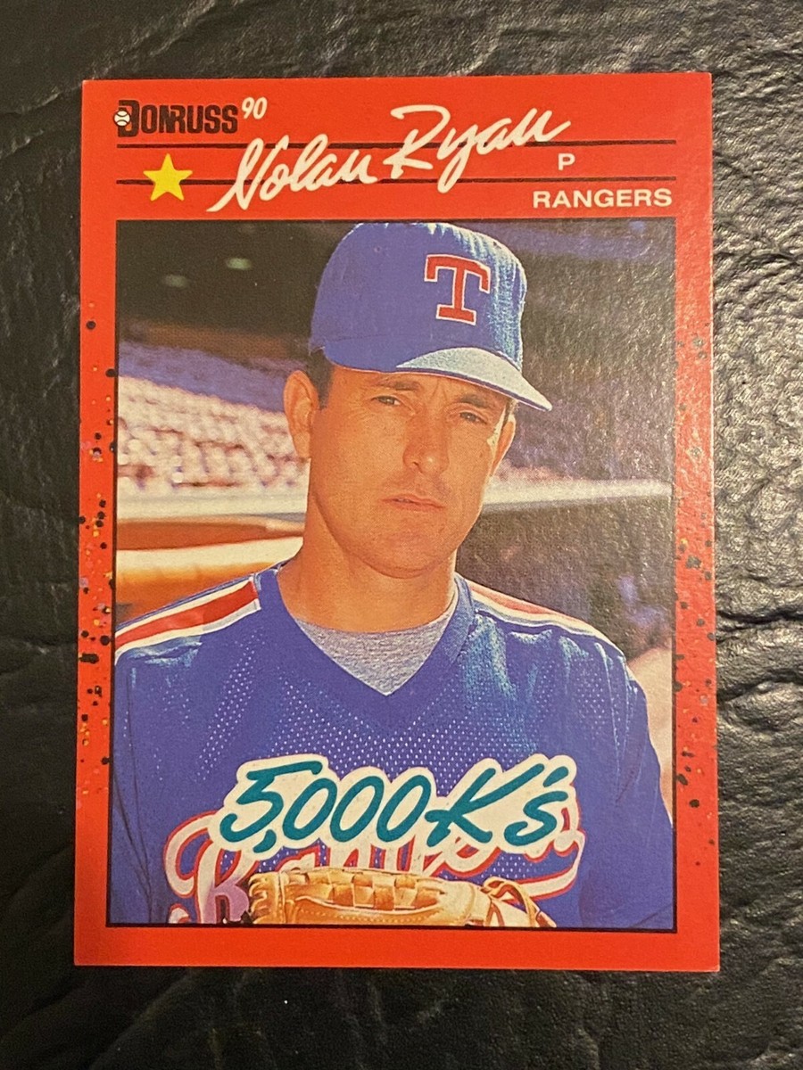 1990 DONRUSS NOLAN RYAN #659 (Error card. No dot after Inc) | eBay