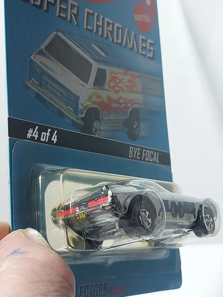 Hot wheels 1/64 🇨🇵 Super Chromes, 4 of 4 Bye Focal, Numéroté 8390/12500 - Photo 4/4