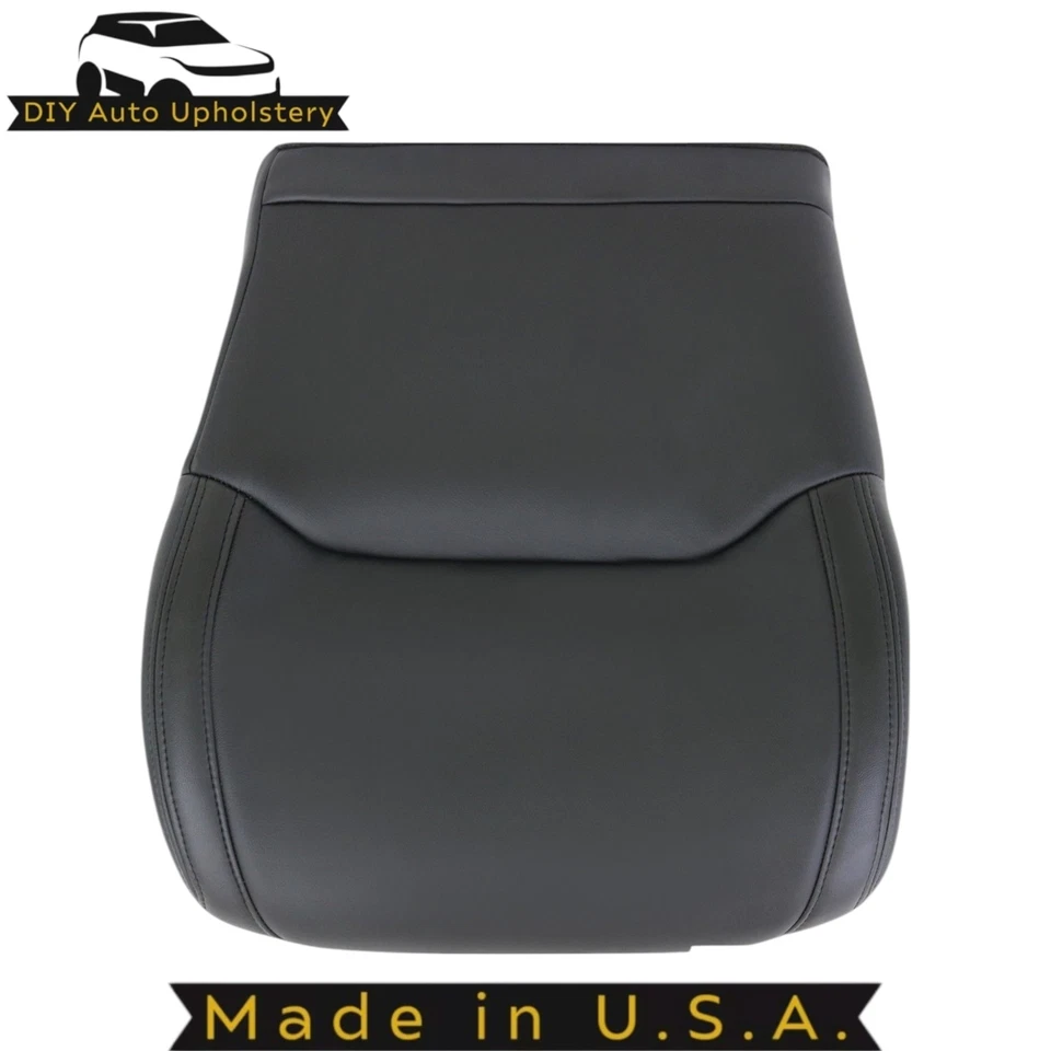 Cubierta de asiento de cuero negra superior e inferior para conductor Acura TL 1999-2003 Foto 2 de 4