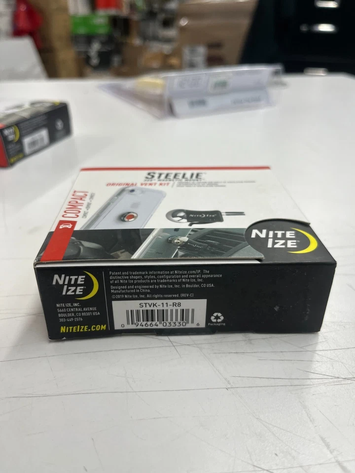 NITE IZE Steelie Car Vent Mount Kit, Universal, Magnet, STCK-11-R8 - Image 3 of 4