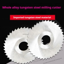 65degree integral alloy saw blade milling cut...