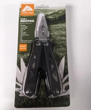 Ozark Trail Multi-Tool with Sheath Black 12-in-1, Pliers, Wire Cutter, Knife