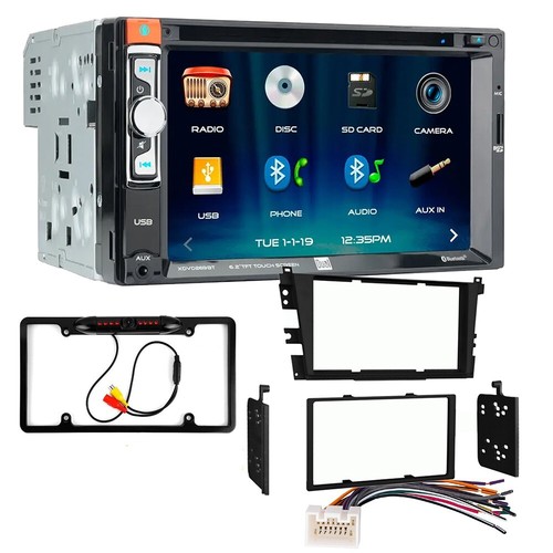 For Acura 1999-2003 TL XDVD269BT Bluetooth Car Stereo Double DIN Dash Kit + Cam