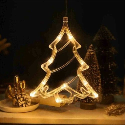 Decor Window Xmas Light String Curtain Tree Party Christmas Fairy Indoor Hanging - Picture 17 of 23