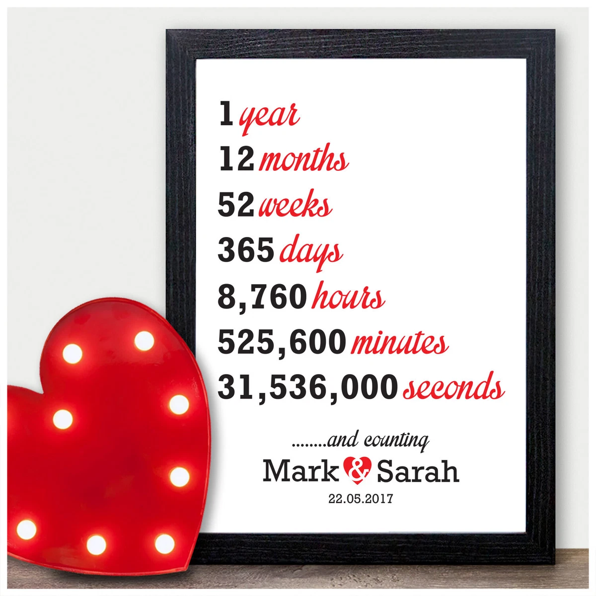 Personalised sale anniversary gifts