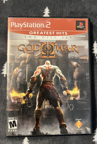 God of War II (Sony PlayStation 2, 2007) CIB Tested - Afbeelding 1 van 3