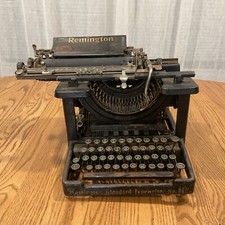 Vintage Antique REMINGTON STANDARD TYPEWRITER No. 10 for parts or repair. thumbnail