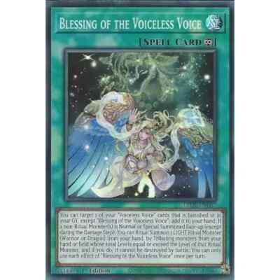 LEDE-DE062 Segen der stimmlosen Stimme : Super Rare : 1. Auflage YuGiOh