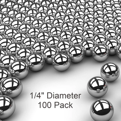 Campagnolo Shimano Hub Bracket 1/4" Grade 25 Bicycle Bearing Balls (Pack of 100)