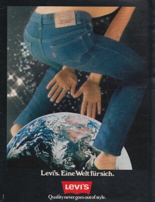 LEVI'S Jeans - Reklame Werbeanzeige Original-Werbung 1978 (1)