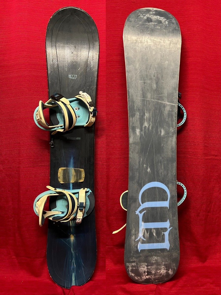 LTD Betty 144 cm snowboard matching medium Burton bindings LTD Betty 144 cm snowboard matching medium Burton bindings