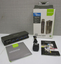 IOGEAR GVS74  4-Port VGA Video Splitter New 