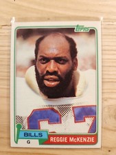 1981 Reggie McKenzie Bills Topps Card 481 Free Shipping