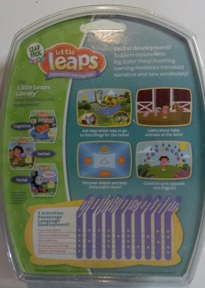 Leap Frog Baby Little Leaps Dora the Explorer - Image 2 of 3