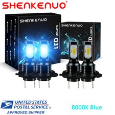4x 8000k Blue H7h7 Led Headlight Bulbs High Low Beam Combo Kits Super Bright 4x 8000k Blue H7h7 Led Headlight Bulbs High Low Beam Combo Kits Super Bright