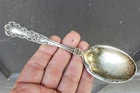 Buttercup Gorham Sterling Silver Sugar Spoon 1900 patent Antique 5-7/8"