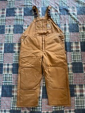 Carhartt Thick Insulated Double Knee Overalls Men s Size 2XL
