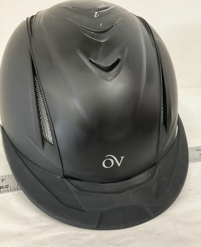 Ovation Deluxe Schooler Riding Helmet Dark Gray Medium to Large 57 -61 CM - Picture 5 of 10