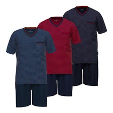 G&ouml;tzburg Herren Pyjama Set Schlafanzug kurz Shorty Alan M L XL XXL 3XL
