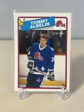 1988-89 O-Pee-Chee #210 Tommy Albelin RC - NHL Hockey Card