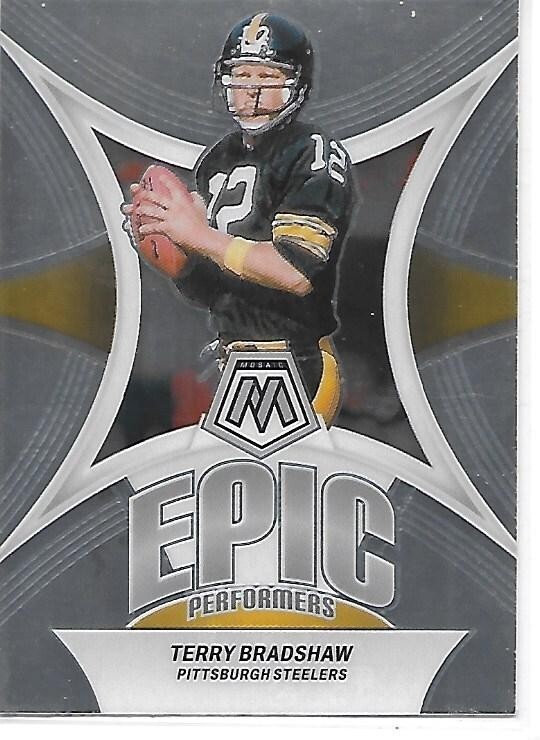 2024 Mosaic Football Epic Performers Terry Bradshaw Steelers