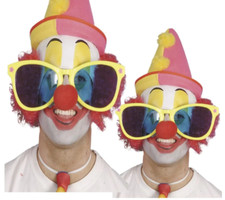 Giant Sunglasses Clown Fancy Dress Costume Accessory Novelty Large Specs