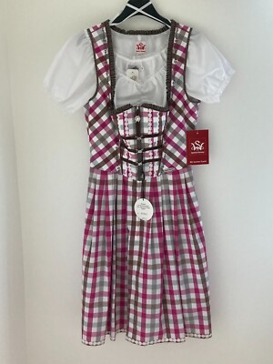 Original Spieth & Wensky Dirndl Kleid Tracht  - neu mit Etikett + Bluse/Schürzen