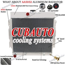 4-Row Radiator Fit 1963-1969 Dodge Dart/ 66-19 Charger/ 63-67 Plymouth Belvedere