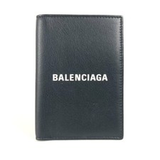 BALENCIAGA 551991 Everyday logo Passport Cover Stationery Bi-fold passport case