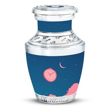 Timeless Night Sky 3 Inch Small Keepsake Urns Adult Funeral Urns
