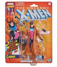 Marvel Legends Retro Vintage Collection 6 Figure Spider-Man & X-Men X Men Gambit