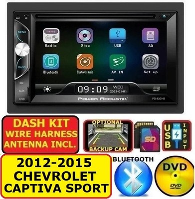 2012-15 CHEVROLET CAPTIVA SPORT CD/DVD AM/FM BLUETOOTH USB CAR RADIO STEREO PKG