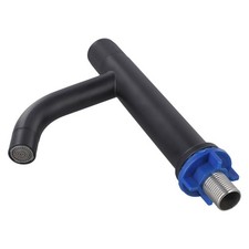 304 Stainless Steel Basin Water Tap Single Handle Swivel Spout 360 Rotation