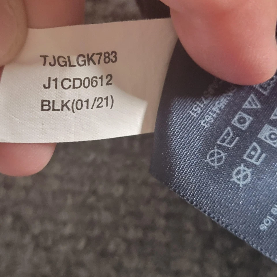 Tommy Hilfiger Hoodie Dress Womens XL Black Flag Pullover Long Tunic Extra Large - Image 4 of 4